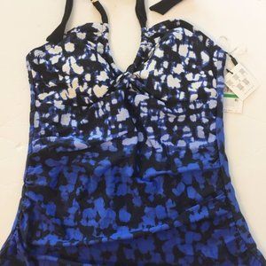 Calvin Klein Bandeau Swimsuit Tankini Top New